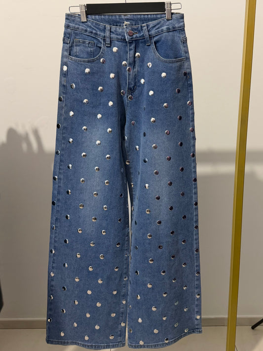 Jeans borchie